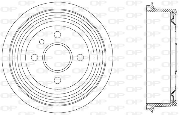 OPEN PARTS Piduritrummel BAD9018.20